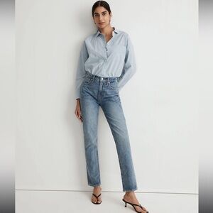 Madewell The Petite Perfect Vintage Jean in Heathcote Wash 32P